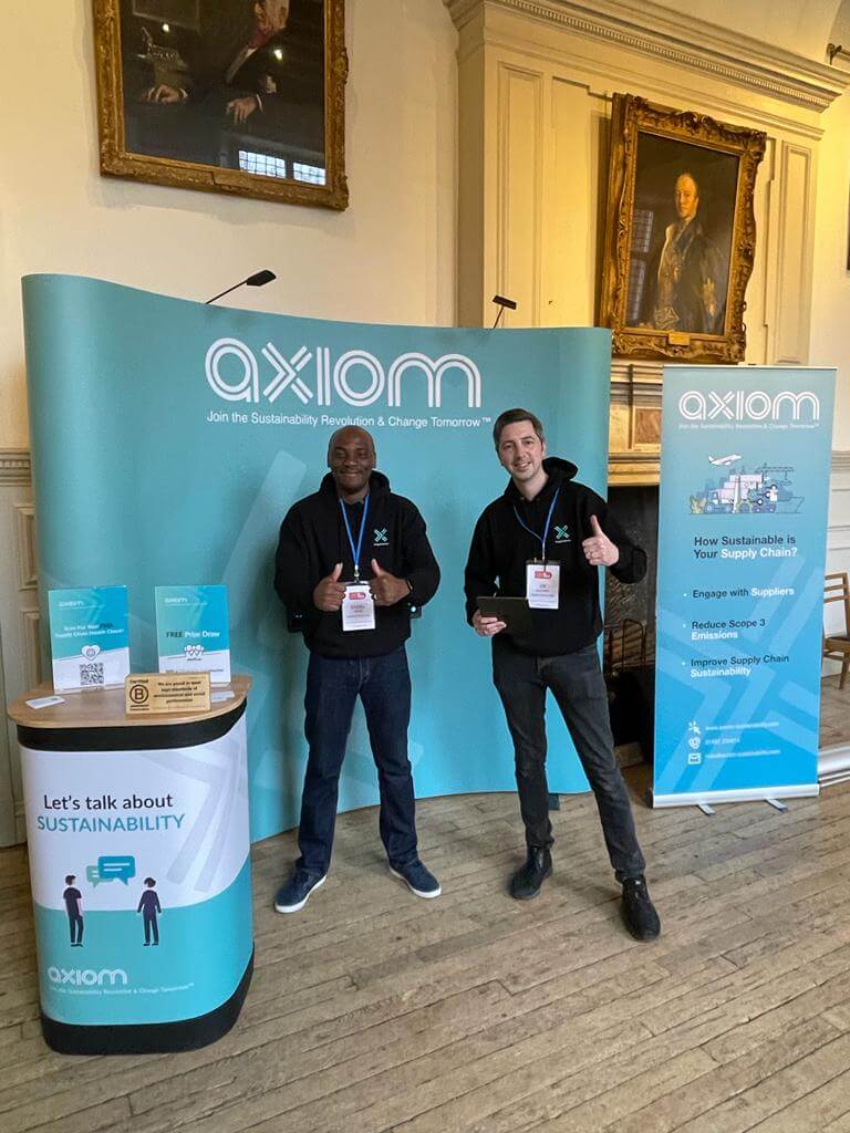 Co-founders Daniel Usifoh and Daniel Oughtred at the family business conference