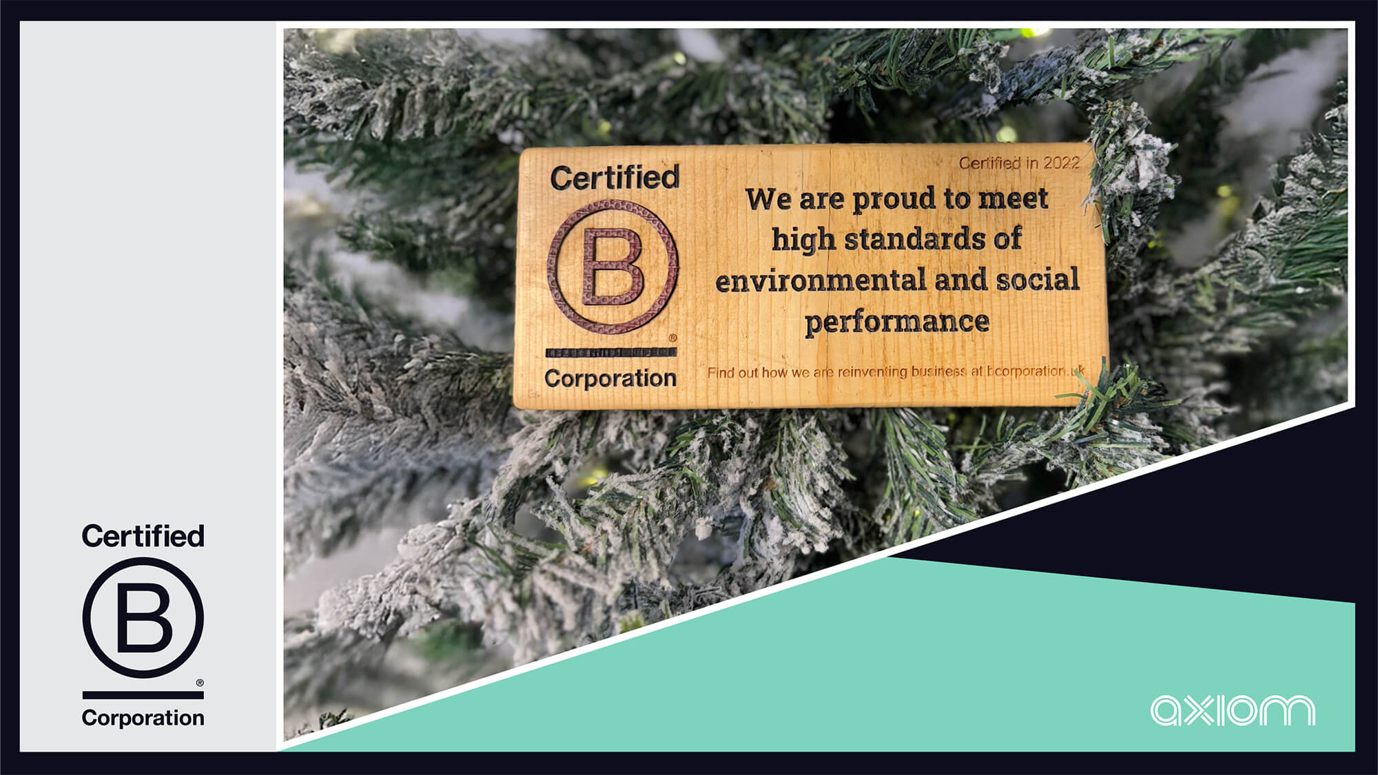 Axiom Sustainability Software: Re-certified as a B-Corp for 2024!